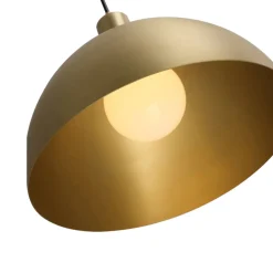 (OpenBox) Modern Brass Single Dome Pendant Light