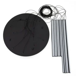 (OpenBox) Modern 12-Light Black Cluster Tube LED Pendant Light
