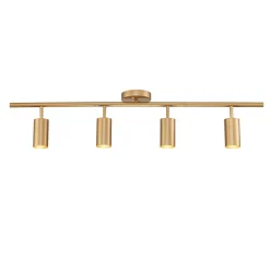 (OpenBox) Modern 4-Light Linear Semi Flush Track Light