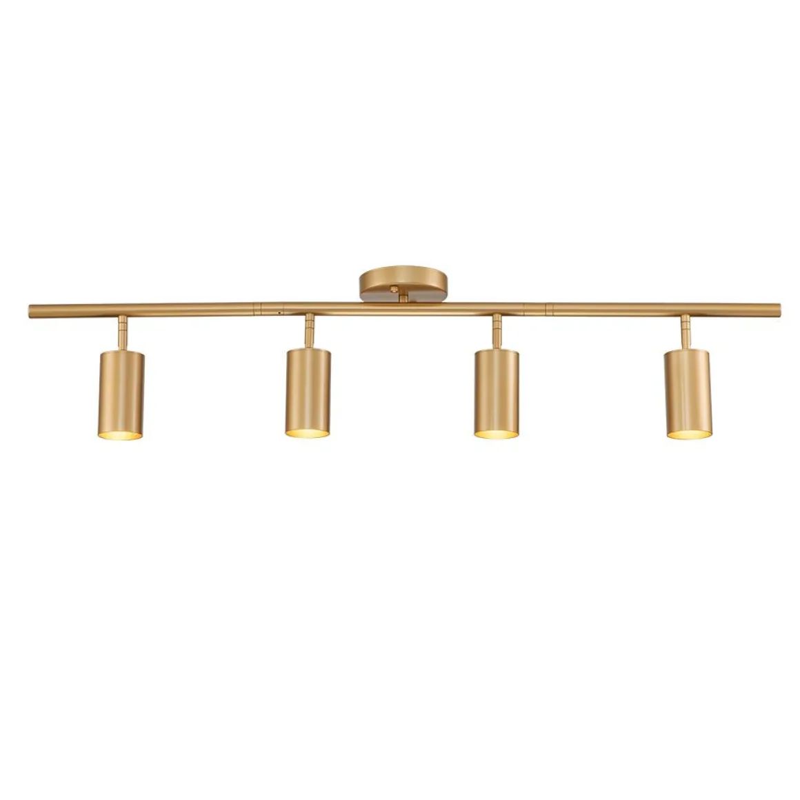 (OpenBox) Modern 4-Light Linear Semi Flush Track Light