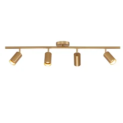 (OpenBox) Modern 4-Light Linear Semi Flush Track Light
