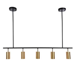 (OpenBox) Modern 5-Light Linear Semi Flush Track Light