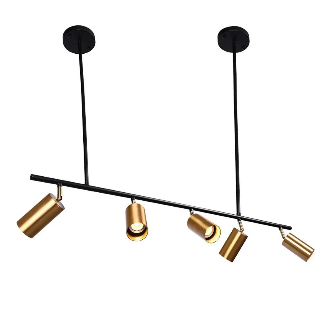 (OpenBox) Modern 5-Light Linear Semi Flush Track Light