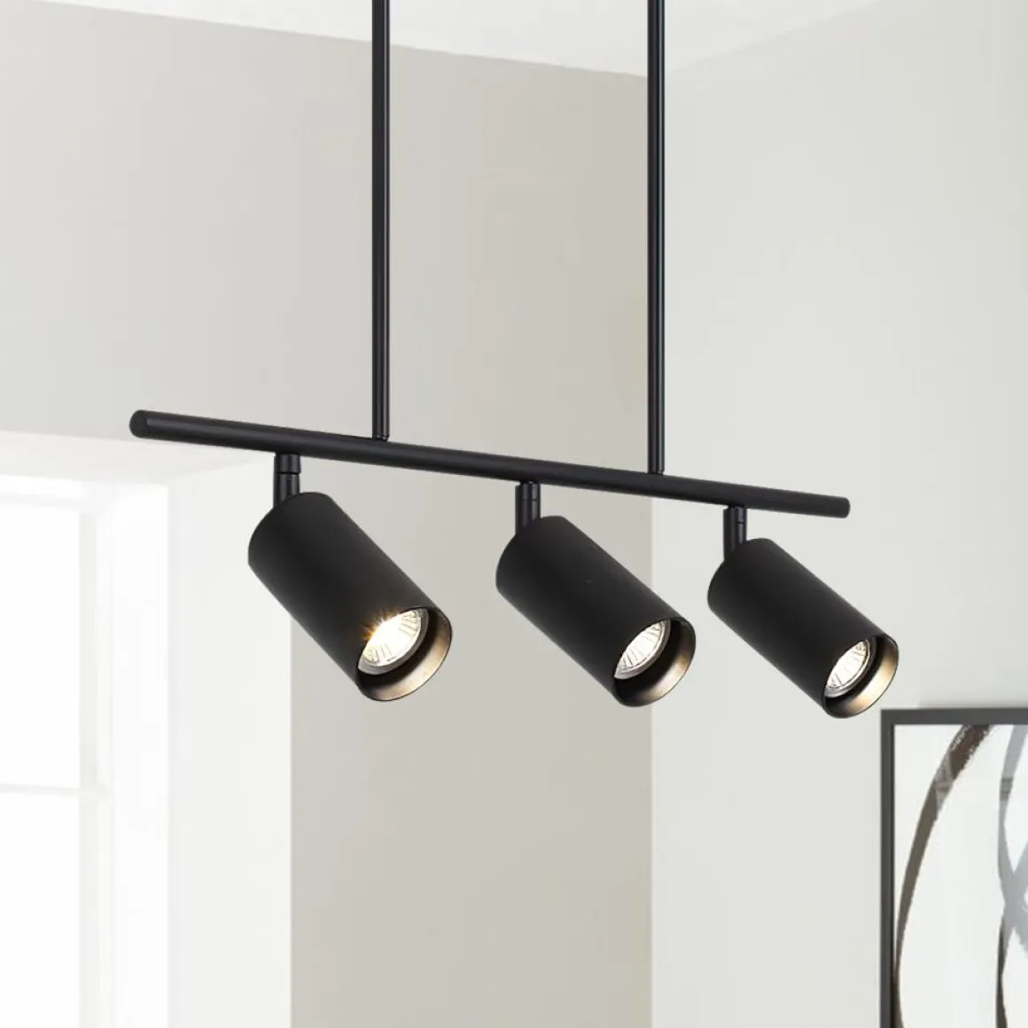 (OpenBox) Modern 5-Light Linear Semi Flush Track Light