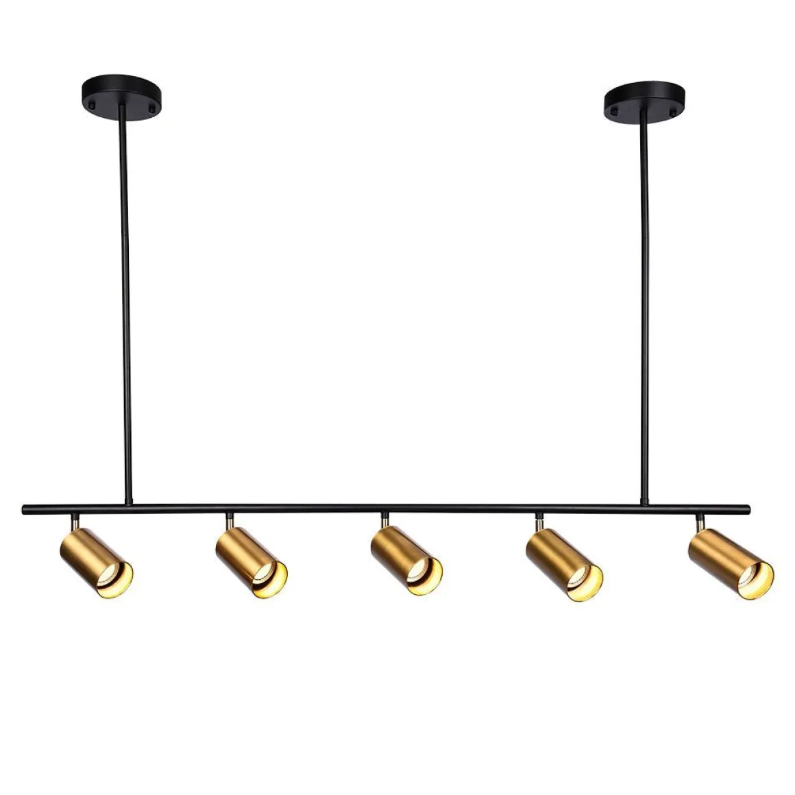 (OpenBox) Modern 5-Light Linear Semi Flush Track Light
