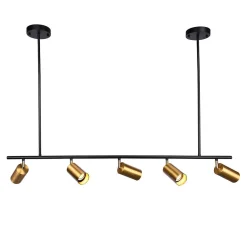 (OpenBox) Modern 5-Light Linear Semi Flush Track Light
