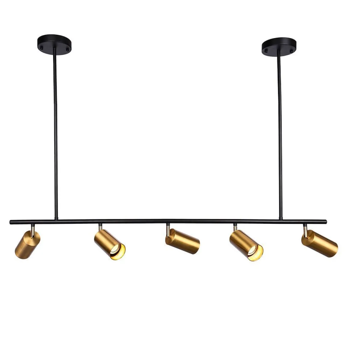 (OpenBox) Modern 5-Light Linear Semi Flush Track Light