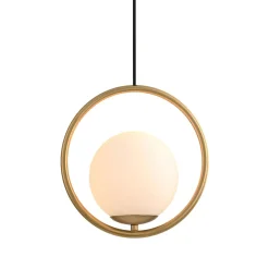 (OpenBox) Modern 1-ring Globe Pendant Light