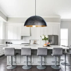 (OpenBox) Oversized Metal Dome Pendant Light
