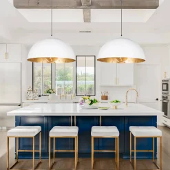 (OpenBox) Oversized Metal Dome Pendant Light