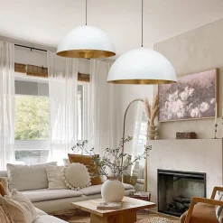 (OpenBox) Oversized Metal Dome Pendant Light