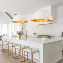 (OpenBox) Oversized Metal Dome Pendant Light