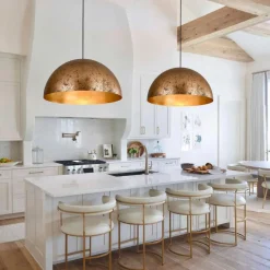 (OpenBox) Oversized Metal Dome Pendant Light