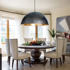 (OpenBox) Oversized Metal Dome Pendant Light