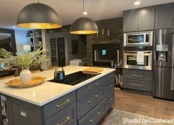 (OpenBox) Oversized Metal Dome Pendant Light