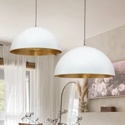 (OpenBox) Oversized Metal Dome Pendant Light