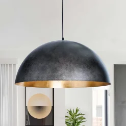 (OpenBox) Oversized Metal Dome Pendant Light