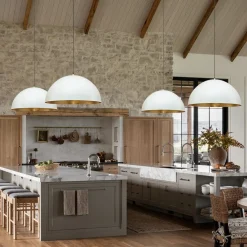 (OpenBox) Oversized Metal Dome Pendant Light