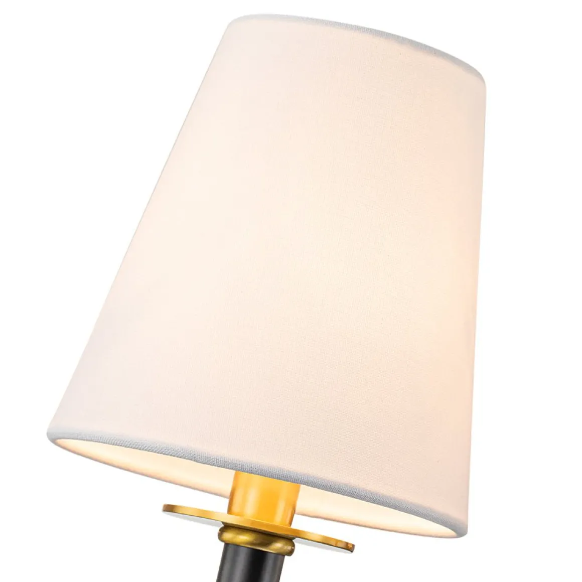 (OpenBox) Vintage Chic 5-Light White Linen Shade Chandelier