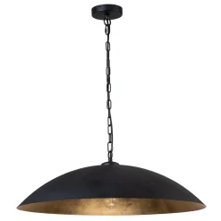 (OpenBox) Vintage Oversized Flat Dome Metal Pendant Light
