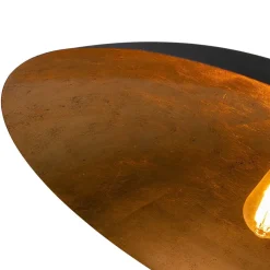 (OpenBox) Vintage Oversized Flat Dome Metal Pendant Light