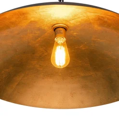 (OpenBox) Vintage Oversized Flat Dome Metal Pendant Light