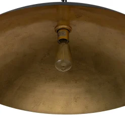 (OpenBox) Vintage Oversized Flat Dome Metal Pendant Light