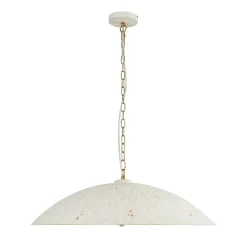 (OpenBox) Vintage Oversized Flat Dome Metal Pendant Light