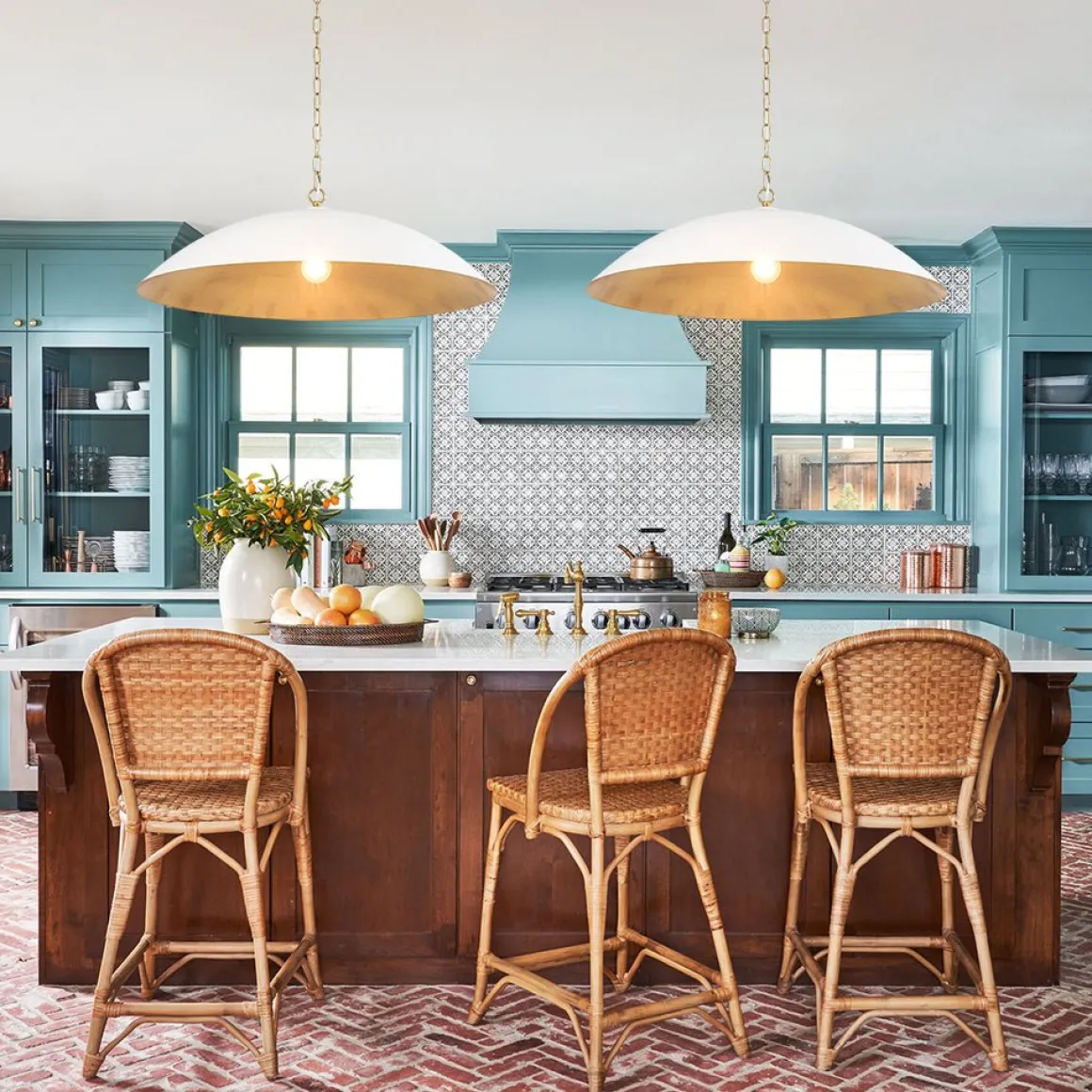 (OpenBox) Vintage Oversized Flat Dome Metal Pendant Light