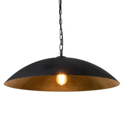(OpenBox) Vintage Oversized Flat Dome Metal Pendant Light