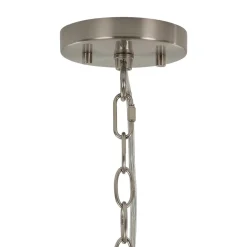 Oversized 8-Light Spiral Tiered Clear Glass Bubble Chandelier