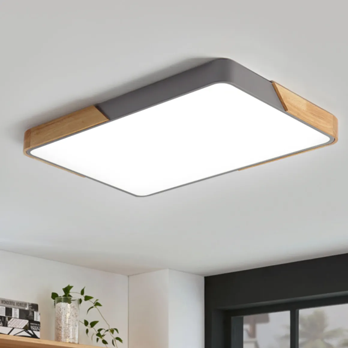 Rectangle LED Flush Mount Light