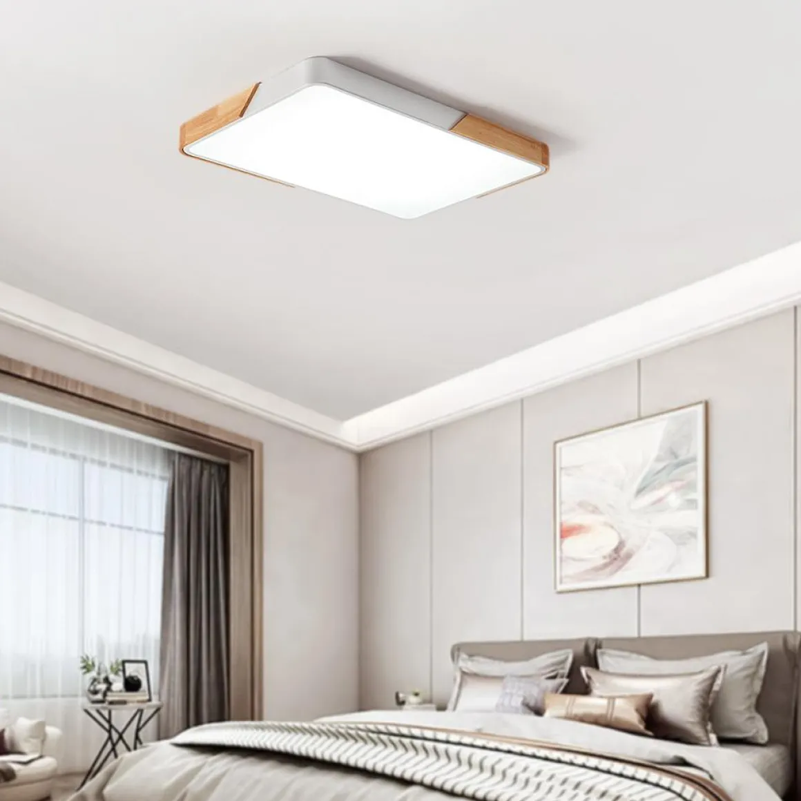 Rectangle LED Flush Mount Light