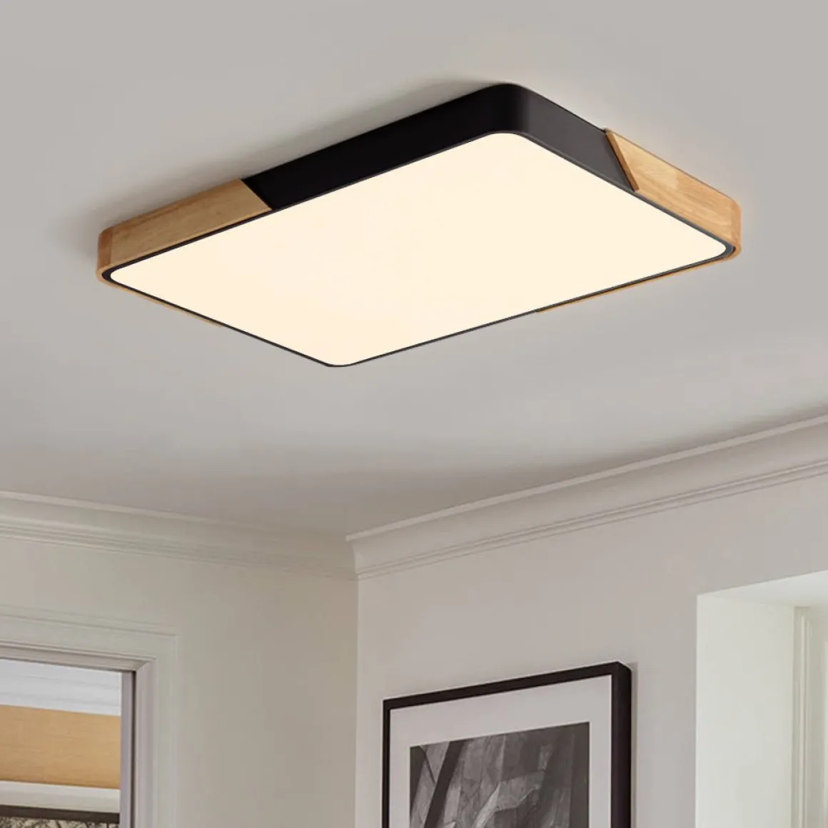 Rectangle LED Flush Mount Light