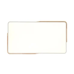Rectangle Wood Dimmable LED Flush Mount Ceiling Light