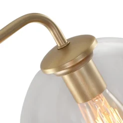 Round Globe Sputnik 5-light Chandelier Bubble Glass Design