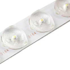 Round LED Wood Flush Mount Light