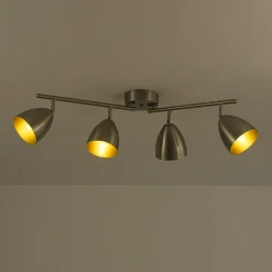 Scandinavian 4-Light Adjustable Spotlight Island Linear Track Light