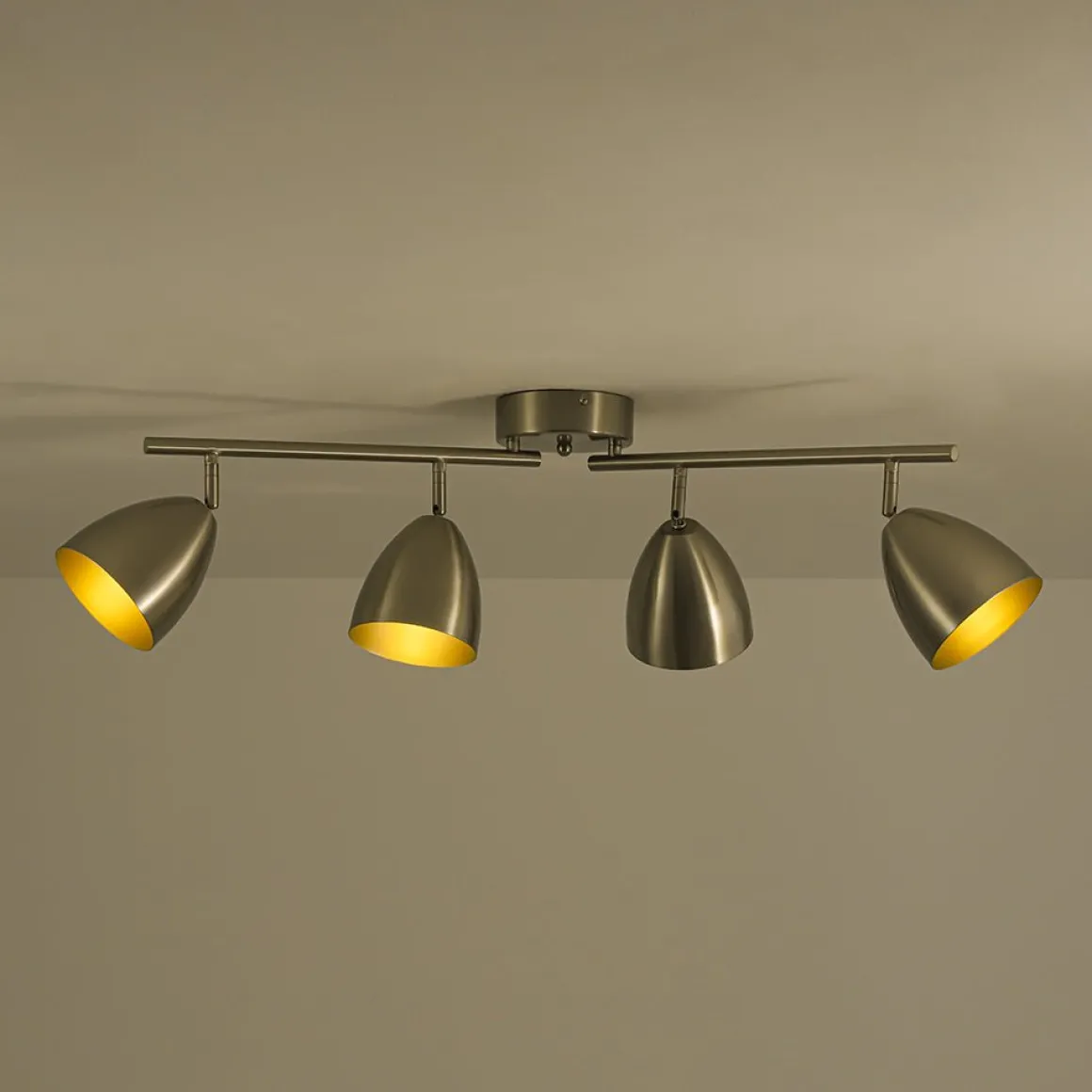 Scandinavian 4-Light Adjustable Spotlight Island Linear Track Light