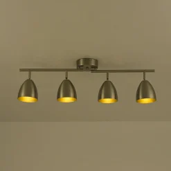 Scandinavian 4-Light Adjustable Spotlight Island Linear Track Light