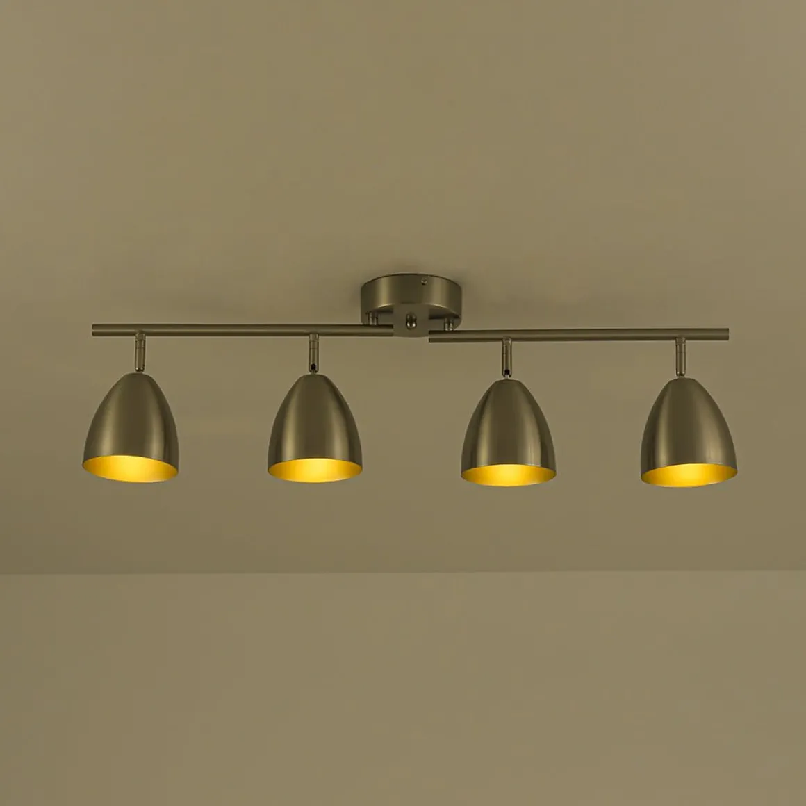 Scandinavian 4-Light Adjustable Spotlight Island Linear Track Light