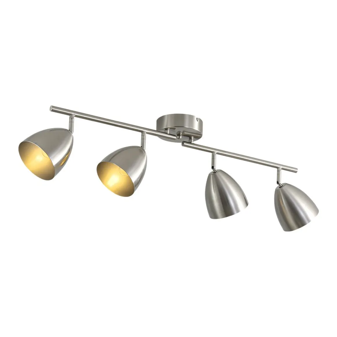 Scandinavian 4-Light Adjustable Spotlight Island Linear Track Light