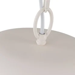 Scandinavian 1-Light Geometric White Kitchen Pendant Light