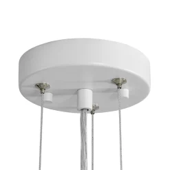 Scandinavian Oversized Iron White Bell Dome Pendant Light