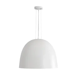 Scandinavian Oversized Iron White Bell Dome Pendant Light
