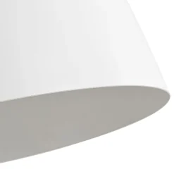 Scandinavian Oversized Iron White Bell Dome Pendant Light