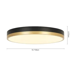 Scandinavian Round Dimmable LED Ceiling Light DIP Switch