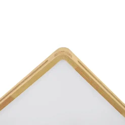 Scandinavian Wooden Dimmable LED Square Flush Mount