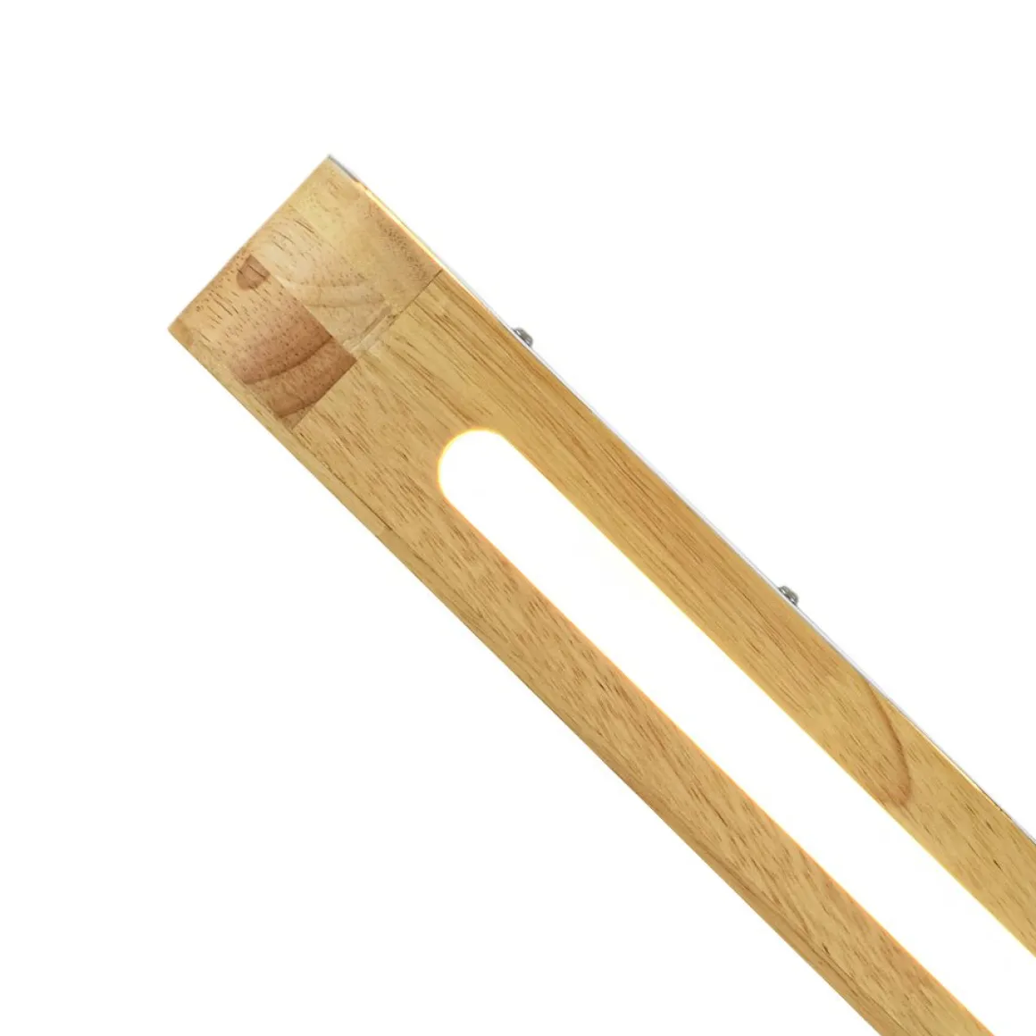 Scandinavian Wooden Dimmable LED Square Flush Mount