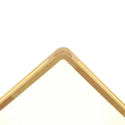 Scandinavian Wooden Dimmable LED Square Flush Mount